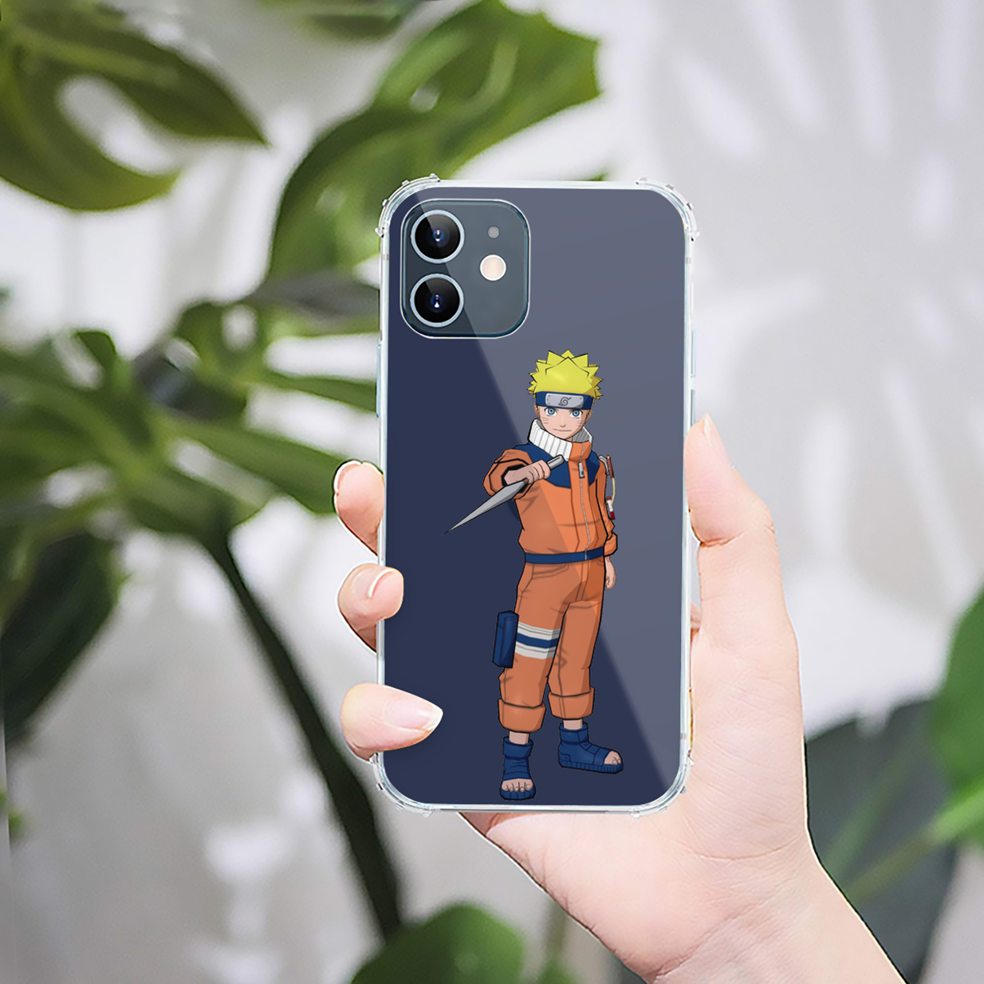 （画像用） NARUTO -ナルト- うずまき ナルト Uzumaki Naruto 【iPhone 12シリーズ対応】透明スマホケース（クリアソフトケース）